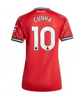 Billige Fotballdrakt Manchester United Matheus Cunha #10 Replika Hjemmedrakt Dame 2025-26 Kortermet Billige Fotballdrakt Manchester United Matheus Cunha #10 Replika Hjemmedrakt Dame 2025-26 Kortermet